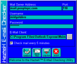 Screenshot: E-Mail Checker Screenshot: E-Mail Checker