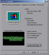 Screenshot: Main Interface Screenshot: System Properties Window